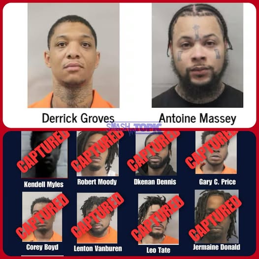 Derrick Groves and Antoine Massey Remain at Large as Eight of Ten Orleans Justice Center Escapees Recaptured in Multi-State Manhunt
