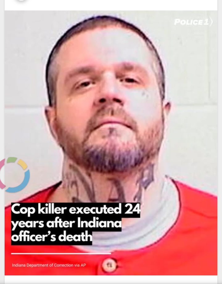 Officer Bill Toney Fatally Shot in the Line of Duty: Benjamin Ritchie Executed on May 23, 2025, for the 2000 Murder of the Beech Grove Police Officer Following a 25-Year Legal Odyssey