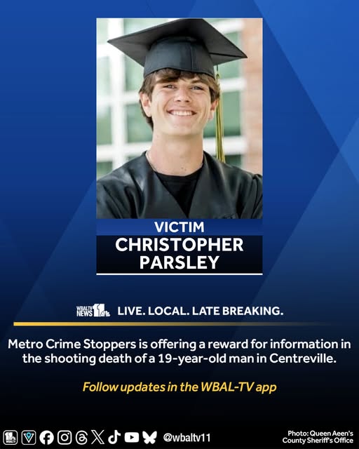 Christopher Parsley, 19, Killed in Centreville House Party Shooting on June 1, 2025