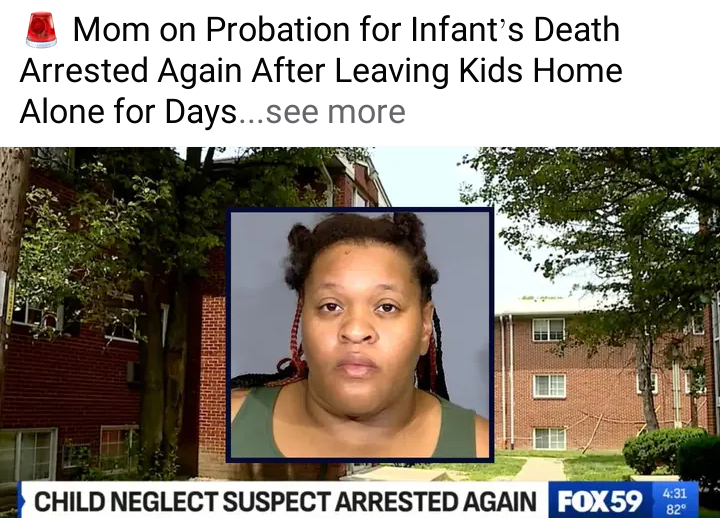Indiana Community Shocked as Young Mother Faces New Child Neglect Allegations While on Probation for Past Tragedy Involving Infant