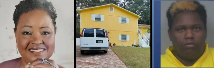 STONE MOUNTAIN, Ga. — A quiet suburban neighborhood was rocked by violence Thursday afternoon when Janet Morris, 62, was fatally stabbed inside her home