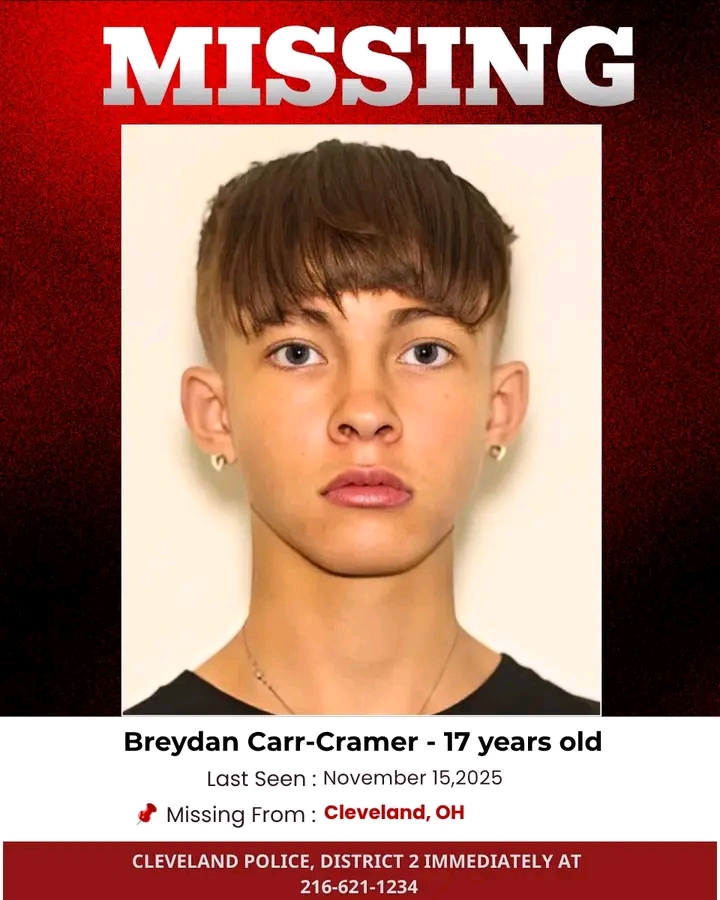 Cleveland, OH — Help Find Breydan Carr-Cramer: 17-Year-Old Missing Near Lutheran Hospital
