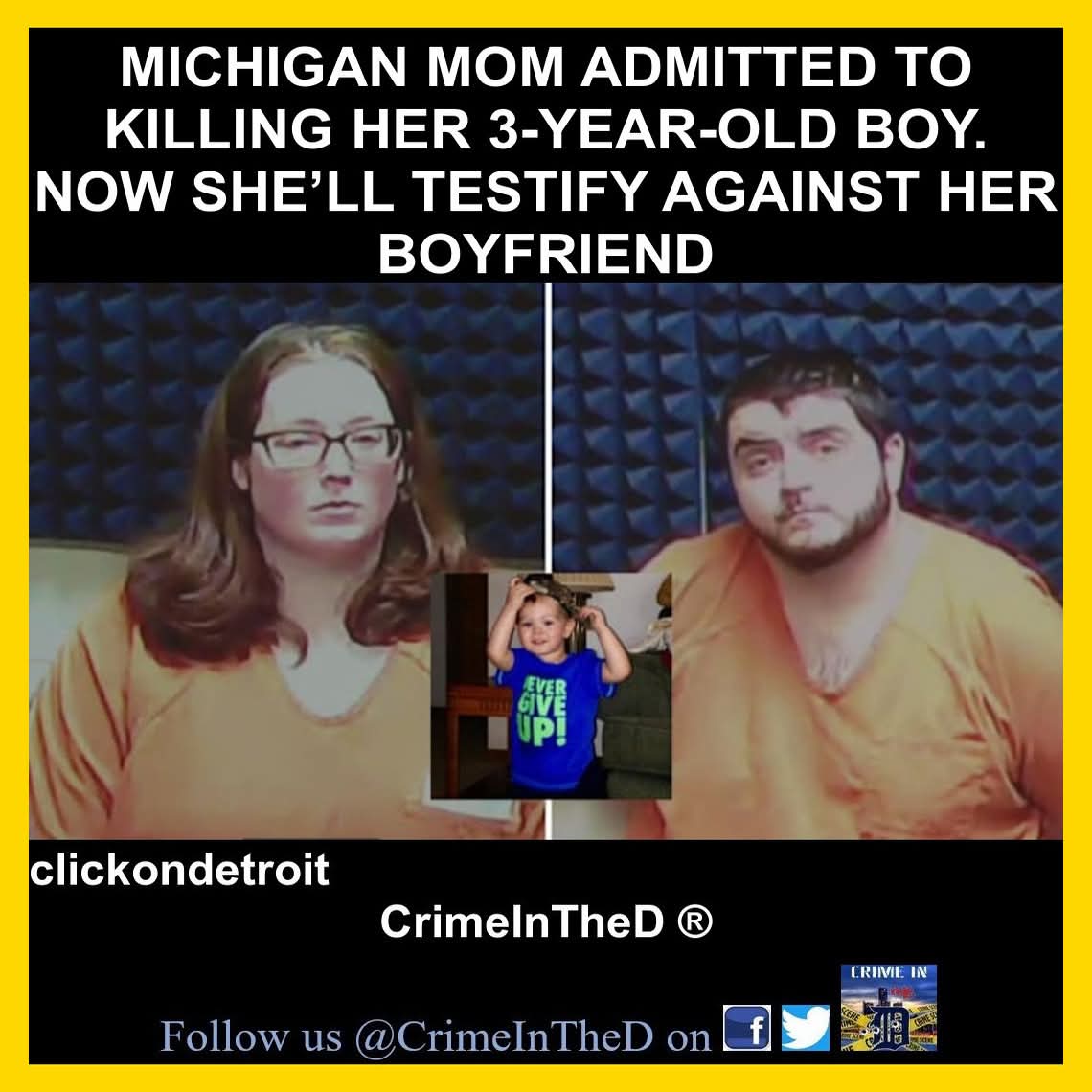 Michigan Mother Admits to Killing Son, Agrees to Testify Against Abusive Boyfriend in Court